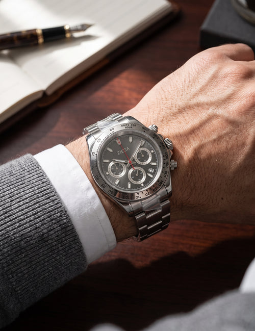 Ziega Meridian Chronograph, Black