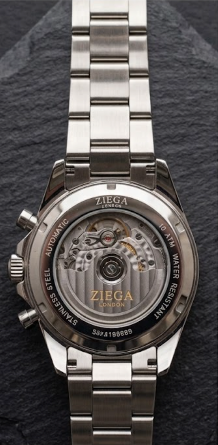 Ziega Meridian Chronograph, Black